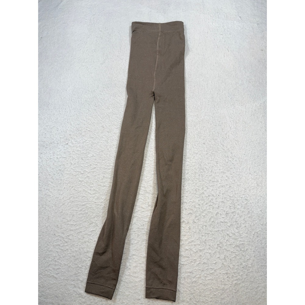 Timberland Womens Fleece Lined Leggings Brown Medium Large M L 101041